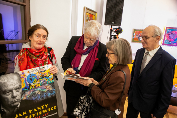 "Jan Kanty Pawluśkiewicz maluje żel-art" - wernisaż wystawy 