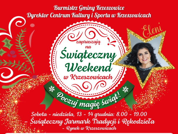 Plakat wydarzenia - na zdjęciu głównym Eleni. 