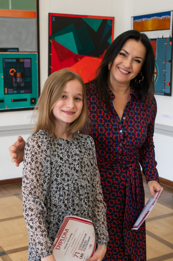 Laureaci podczas wręczania nagród