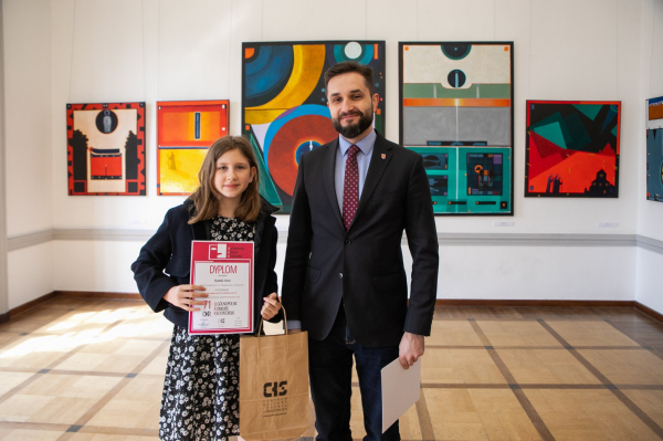 Laureaci podczas wręczania nagród