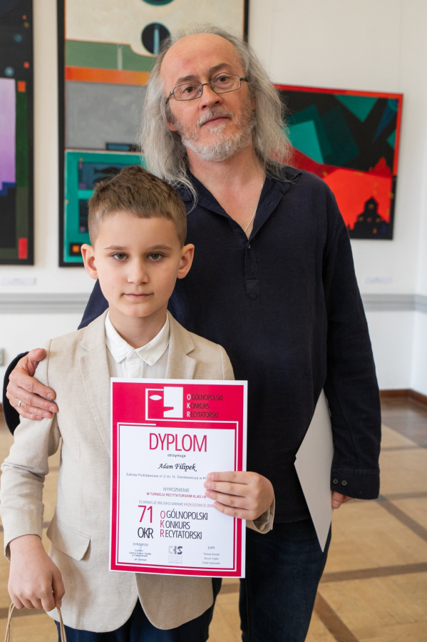 Laureaci podczas wręczania nagród