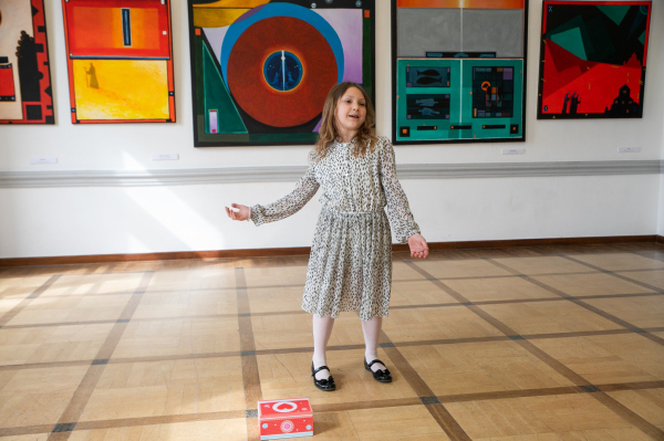 Laureaci podczas występu 