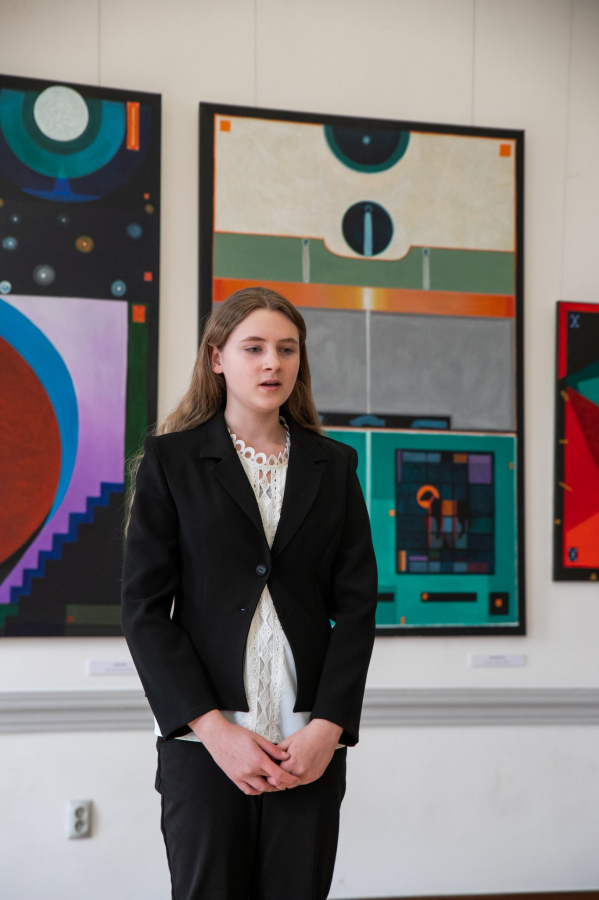 Laureaci podczas występu 