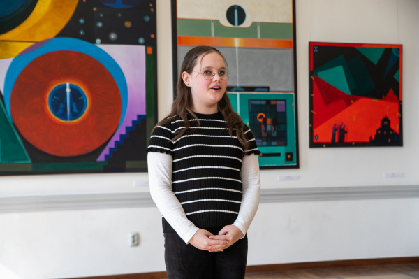 Laureaci podczas występu 