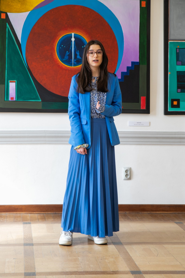 Laureaci podczas występu 