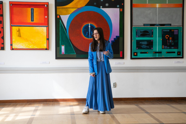 Laureaci podczas występu 