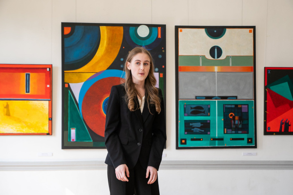 Laureaci podczas występu 