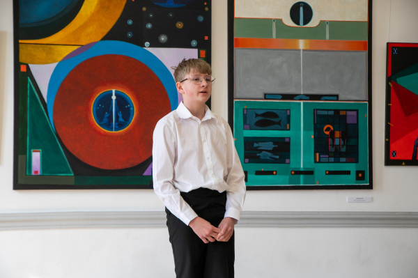 Laureaci podczas występu 