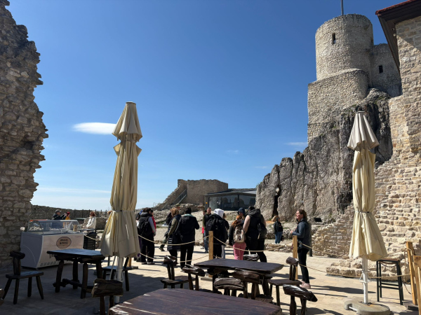 Uczestnicy projektu na Zamku Rabsztyn 