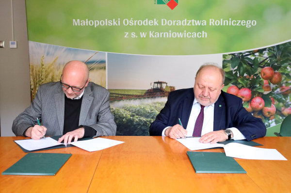 Razem dla lokalnej społeczności – podpisanie porozumienia o współpracy z Małopolskim Ośrodkiem Doradztwa Rolniczego