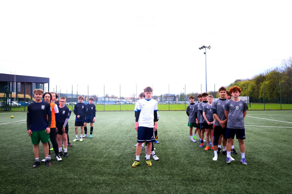 zawodnicy podczas rozdania nagród 