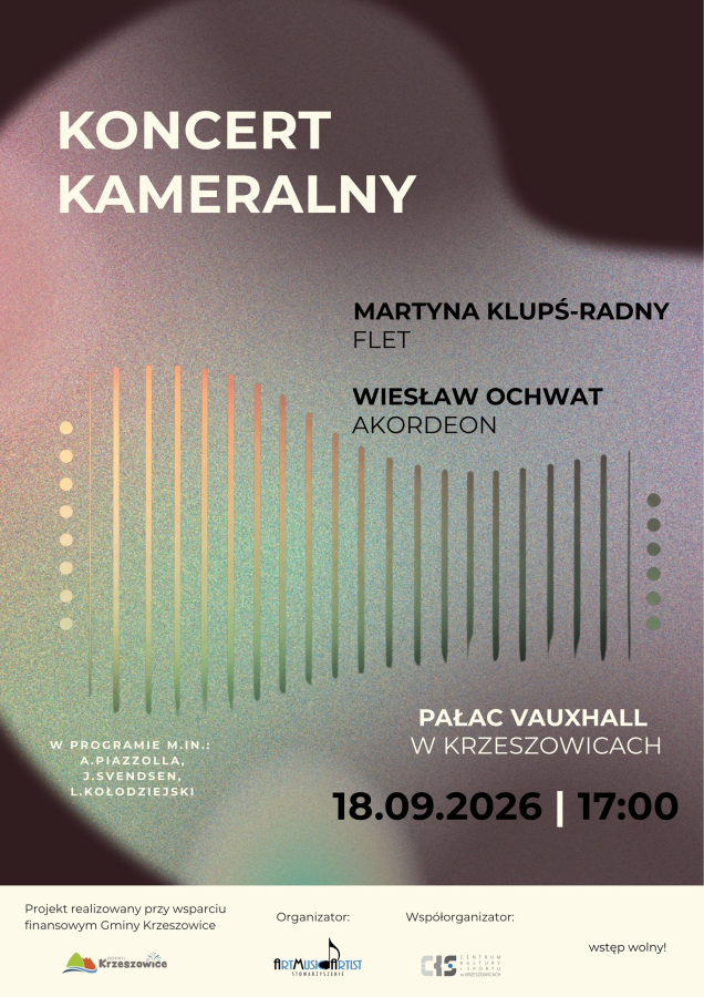 Koncert kameralny w Pałacu Vauxhall